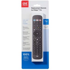 One for All Universal Remote Control - Sleek Black Design for Ultimate Convenience - 8716184072727